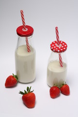 Milk and strawberries iii