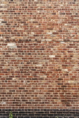 brickwork. Vintage brick matte - Weathered texture of stained old dark brown and red brick wall background, grungy rusty blocks of stone - Old rustic grunge industrial pattern architectural - Vintage 
