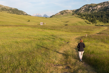 sentieri a Prato Piazza (Dolomiti)