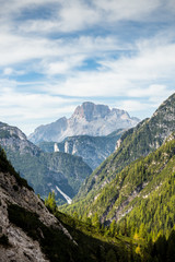 Mountain valley scenery
