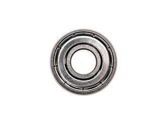 New replacement Roller Skate Bearings isolated on white background.