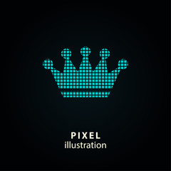 Crown - pixel illustration.