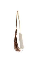 Witch broom on white