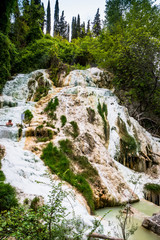 Les thermes Bagni di San Filippo en Toscane