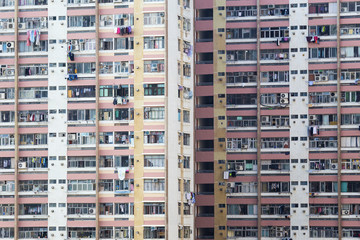 Fototapeta na wymiar hong kong public estate