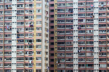 Fototapeta na wymiar hong kong public estate
