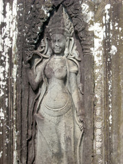 Fototapeta na wymiar Tempelanlage Angkor Wat in Kamdodscha