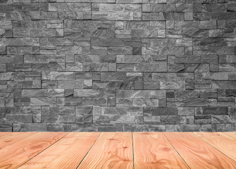 Black brick wall for background. can be used for display or montage your products