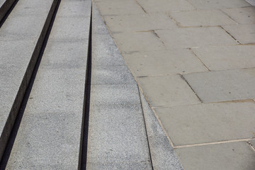Abstract stairs , abstract steps, stairs in the city, granite stairs,wIde stone stairway often seen on monuments and landmarks,wide stone stairs, steps,black and white photo,diagonal