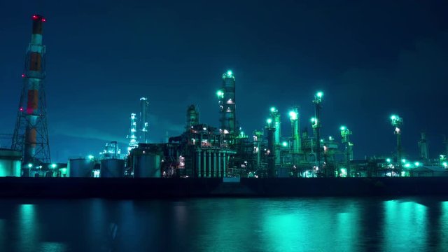 Night Factory Time-lapse #005