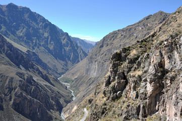 Fototapeta na wymiar Peru - Aréquipa - Canyon Colca