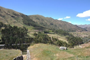Fototapeta na wymiar Peru - Cuzco - Site Puka Pukara