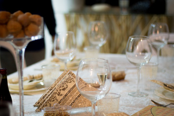 Passover table