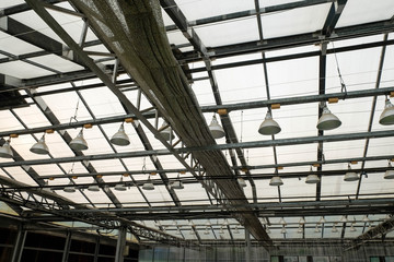 Structure of steel roof frame