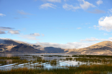 Fototapeta premium Peru - Puno - lake Titicaca