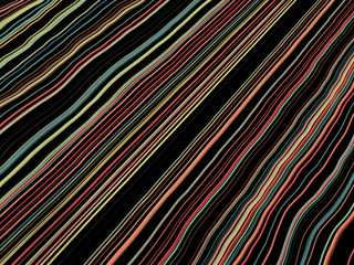 Abstract black striped background. Digital colorful illustration.