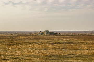 Naklejka premium Military soldiers make explosion at tactical exercises