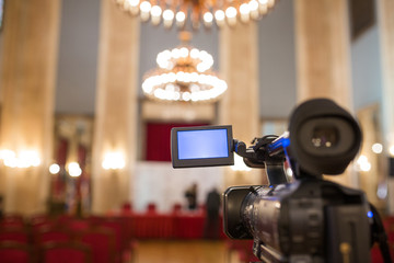 video camera isolated