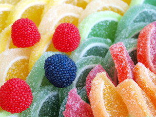 Close-up of colorful candy