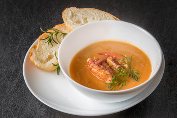 ロブスターのビスク　Lobster soup
