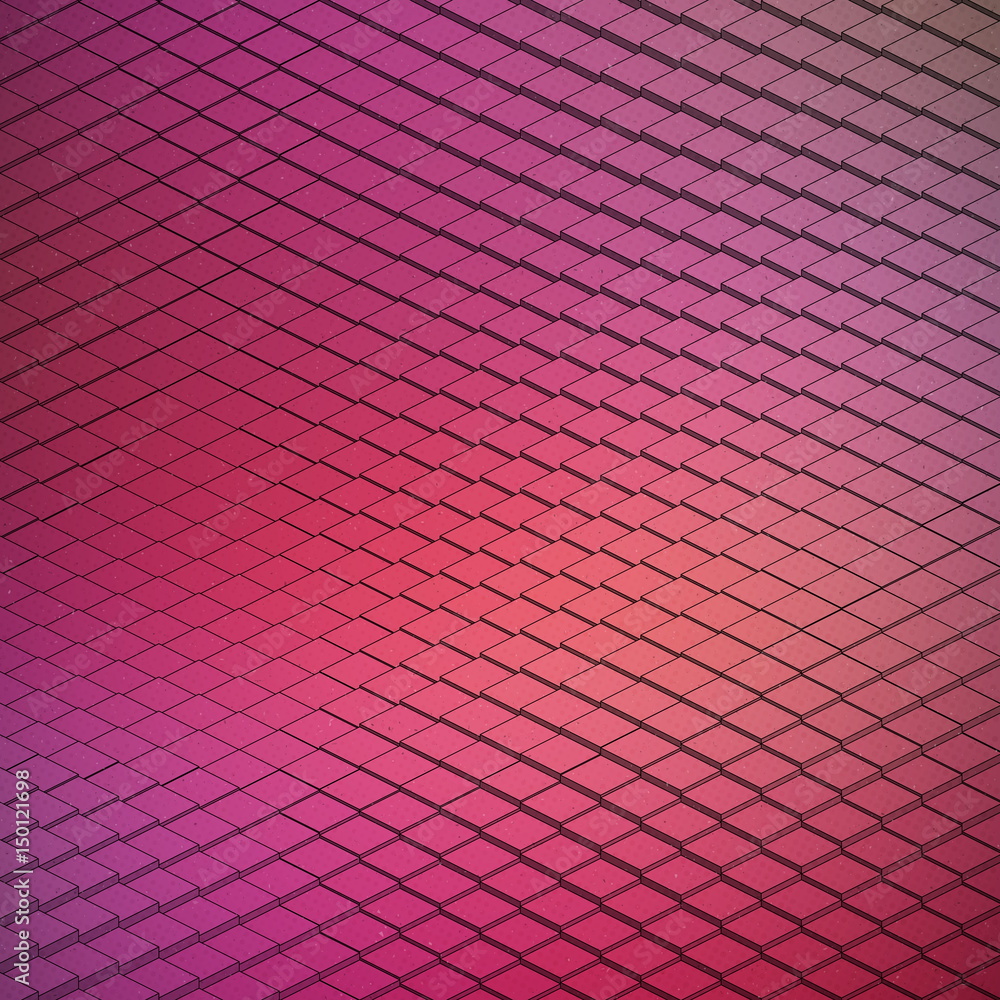 Aufkleber abstract vector technological waveform background