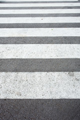 Fototapeta premium pedestrian crossing lines closeup