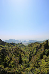 香川県小豆島町　寒霞渓　四望頂からの風景（表１２景　第１２景）