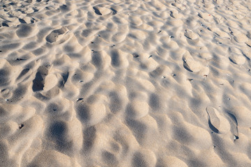 Sand on the beach