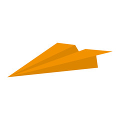 paper plane icon image vector illustration design 