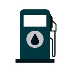 gas pump oil industry related icon image vector illustration design 