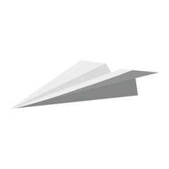 paper plane icon image vector illustration design 