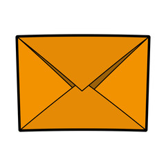 message envelope icon image vector illustration design 