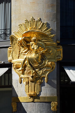 prachtvolles Detail an denkmalgesch&uuml;tztem Haus in Leipzig