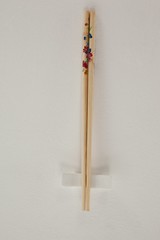 Pair of floral chopsticks