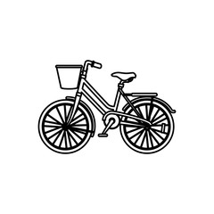 Vintage bicycle vehicle icon vector illustration graphic design