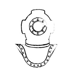 Deep sea diver icon vector illustration graphic design