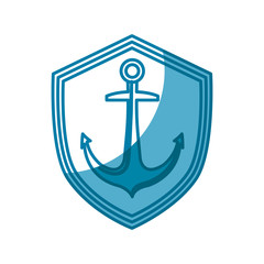 Anchor marine symbol icon vector illustration graphic design