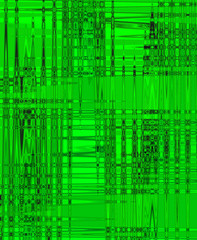 Digital background of intersecting green and black lines