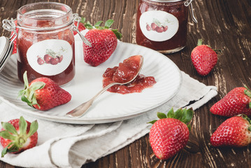 Erdbeermarmelade (selbstgemacht)
