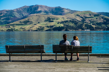 Girls on the chair