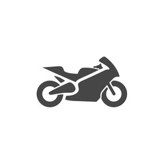 Sport bike icon illustration