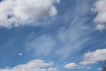Fototapeta na wymiar Background of clouds