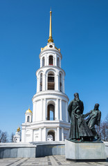 Obraz premium A monument to the new martyrs of Russia in Shuya, Ivanovo oblast, Russia.