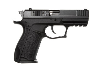 Pistol isolated on white