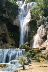 Laos L uang Prabang waterfall