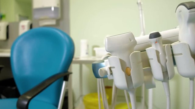 Doctor doing 3d ultrasound on belly of t woman in clinic 4k