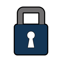 safe secure padlock icon vector illustration design