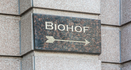 Fototapeta premium Schild 204 - Biohof