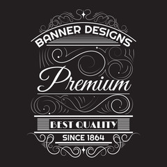 Vintage background lable style Design Template