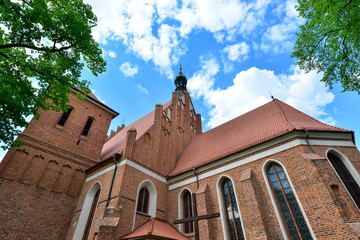 Cathedral of St. Martin and St. Nicholas in Bydgoszcz - obrazy, fototapety, plakaty